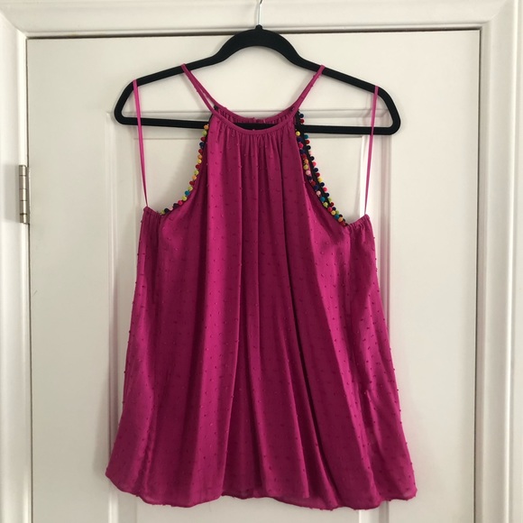 Francesca’s Pom Pom Halter Tank - Picture 1 of 5